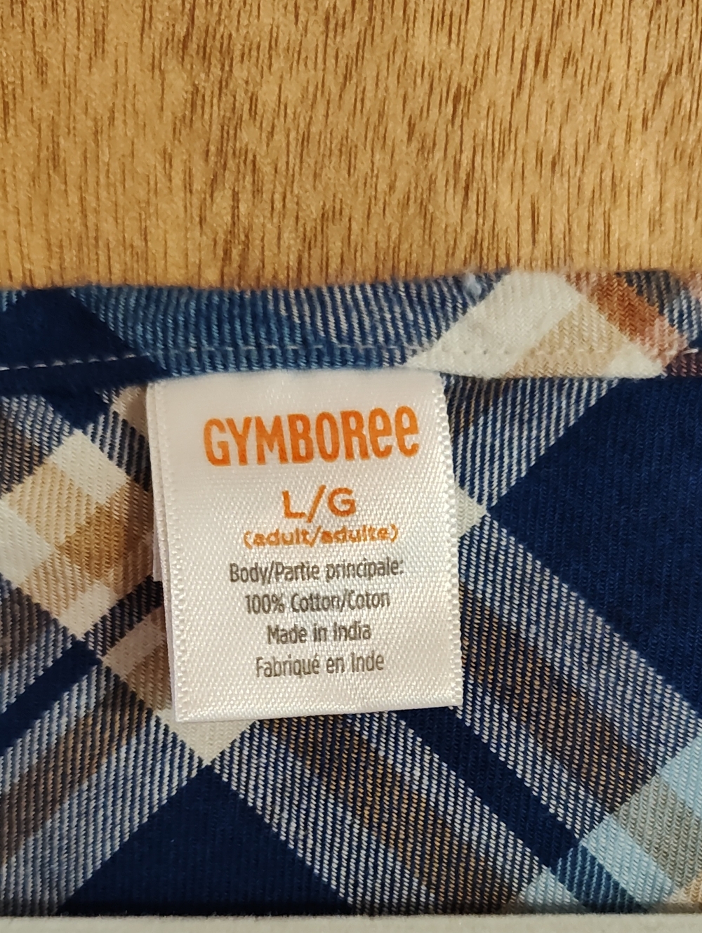 NWT Gymboree x Mandy Moore Womens Dress Plaid Twill Blue Orange White Bias Cut L - Picture 12 of 14